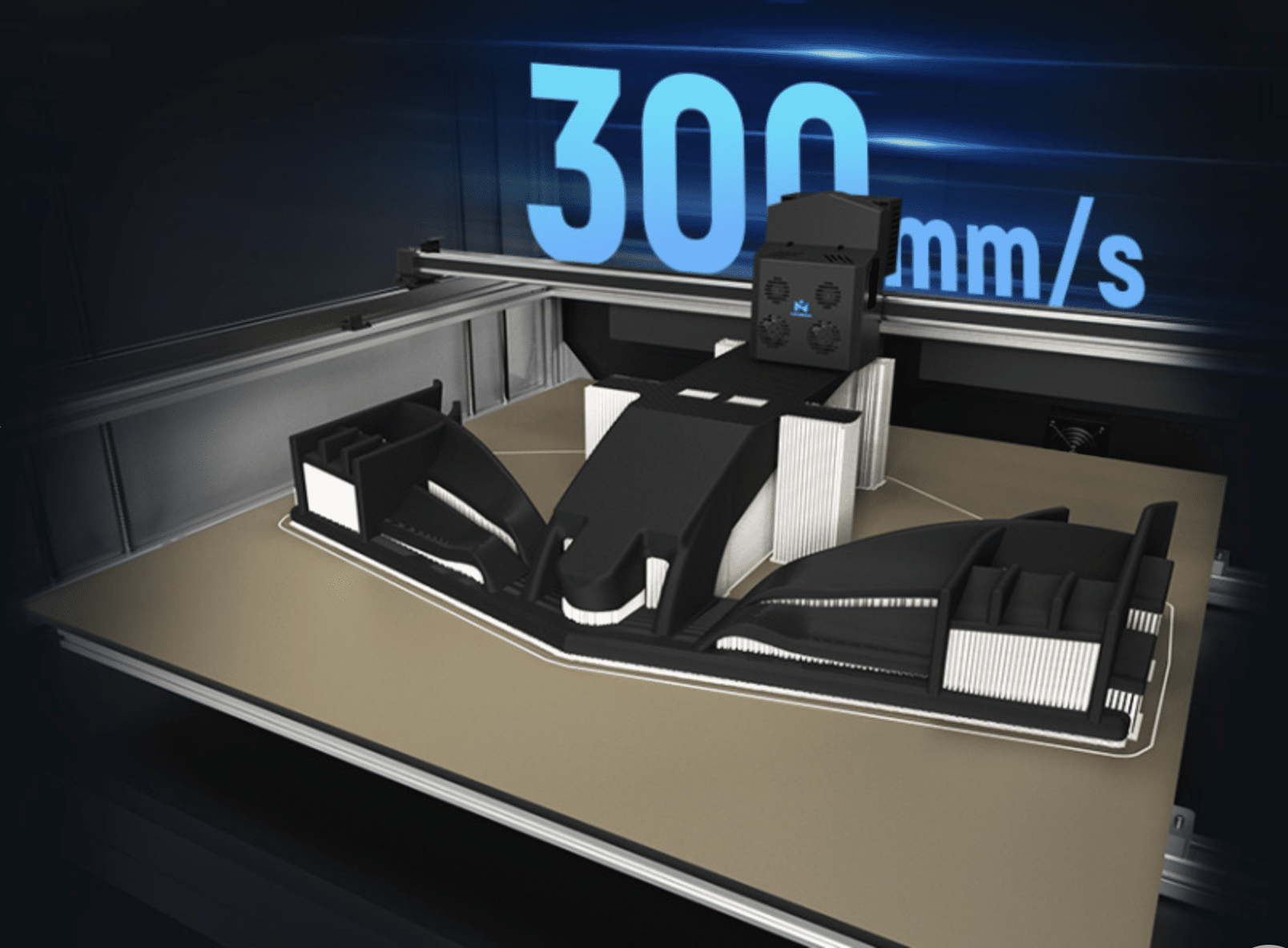 Mingda MD1000 D, impression hyper speed