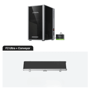 xTool F2 Ultra Dual et convoyeur